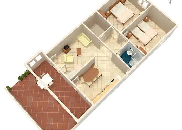 Apartmán Mandre 523b